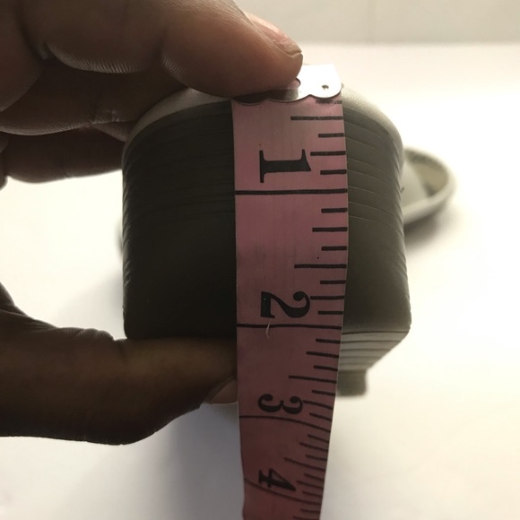 Fly London Etan White Leather Slides Wedge Heel Sandals - Picture 12 of 15